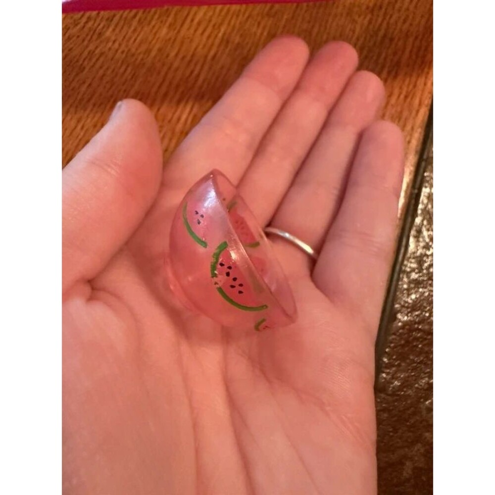 Watermelon mini dollhouse trinket bowl